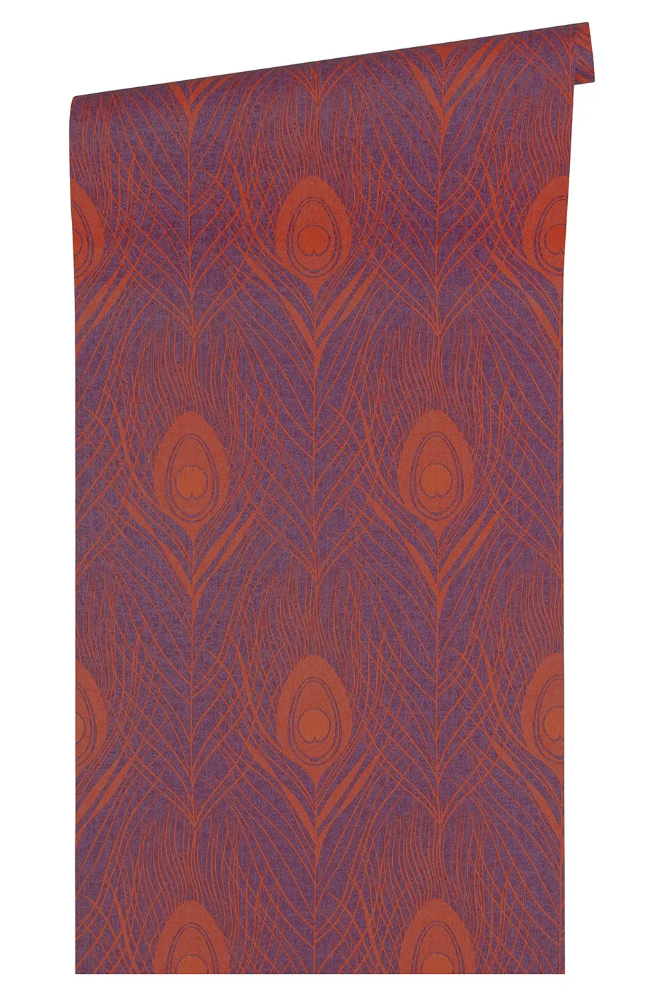 a-s-cr-ation-absolutely-chic-36971-5-vliestapete-feder-rot-lila image 1