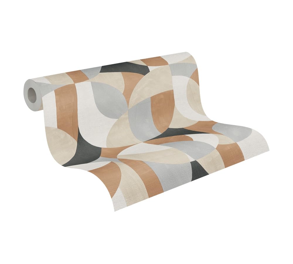 a-s-cr-ation-399321-vliestapete-grau-beige-3d-effekt image 1