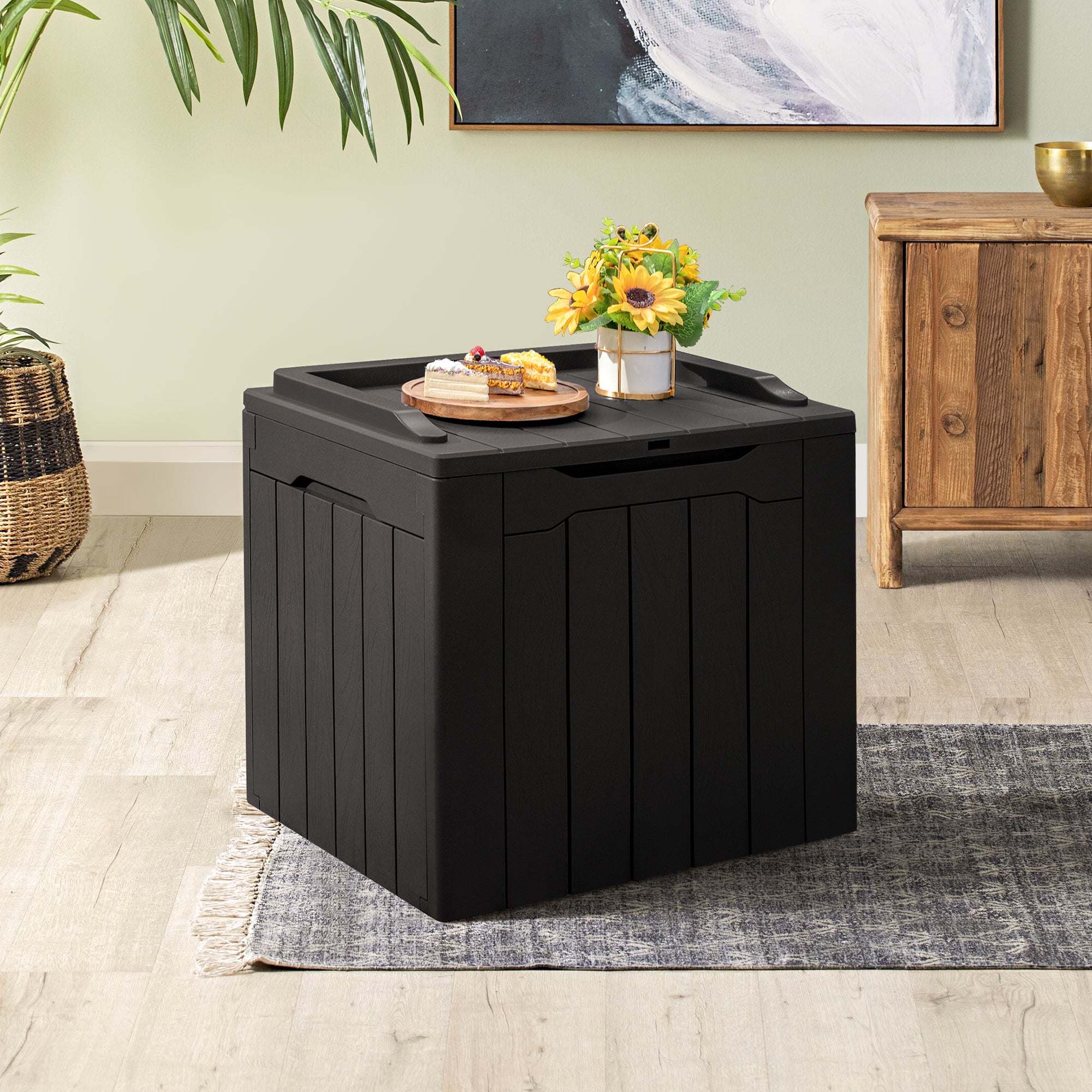 homall-aufbewahrungsbox-gartenbox-schwarz-31-gallonen image 3