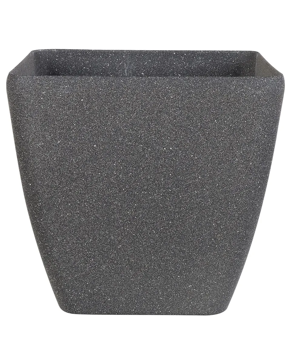 beliani-zeli-blumentopf-dunkelgrau-49x49x49-cm-86-l-witterungsbest-ndig image 1