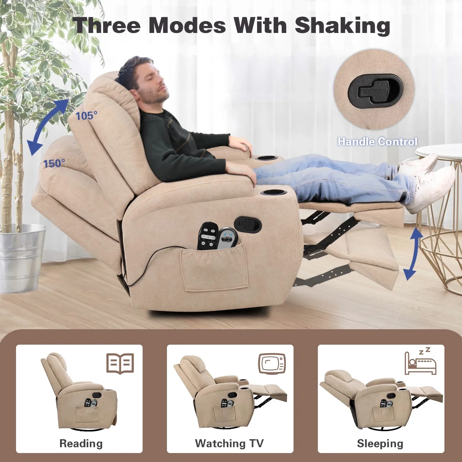 homall-recliner-relaxsessel-beige-stoff-mit-massage image 7