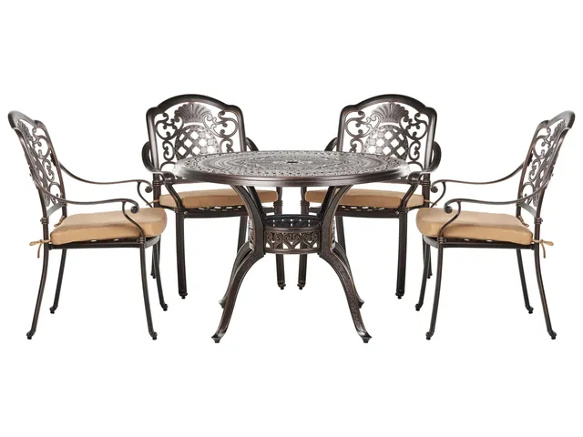 beliani-salento-gartenm-bel-set-dunkelbraun-tisch-4-st-hle image 1