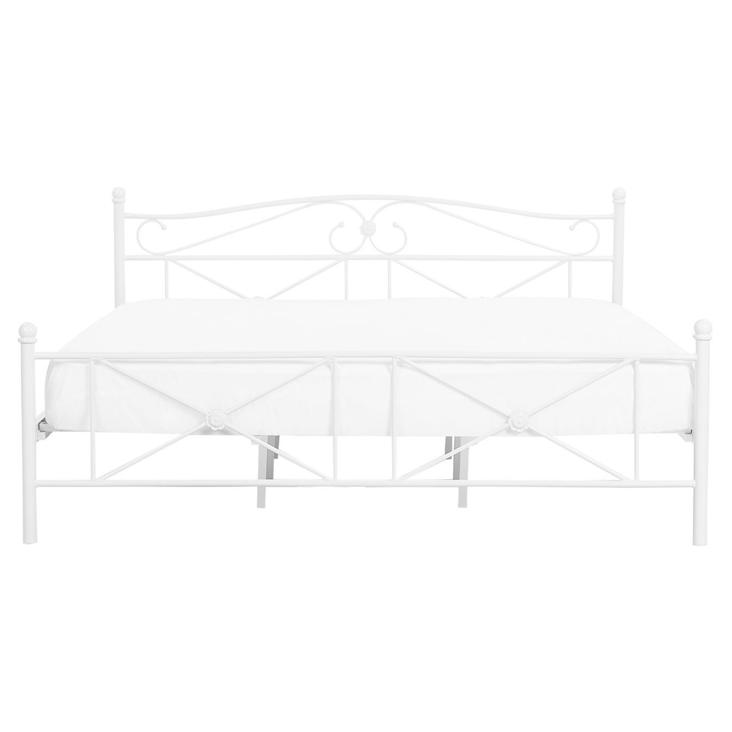 beliani-rodez-metallbett-160x200-wei-doppelbett-stahl image 4