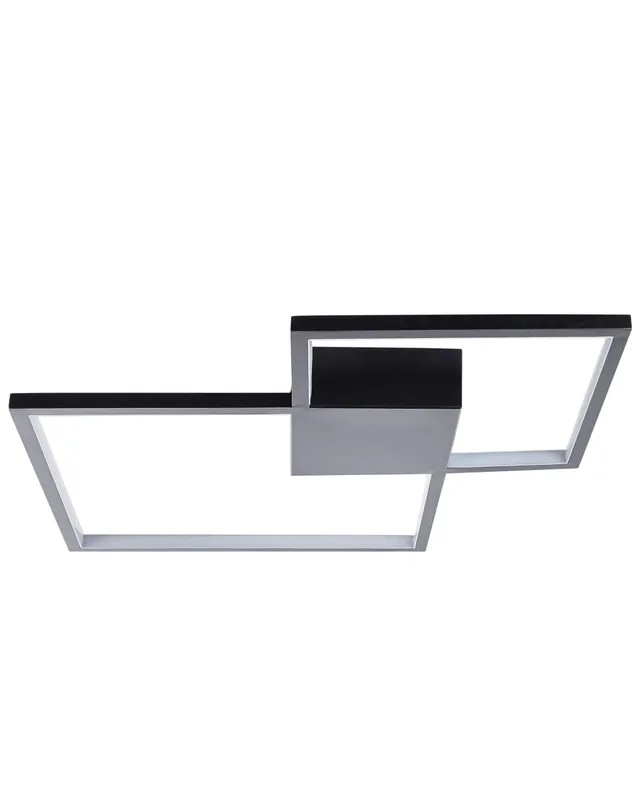 beliani-oksu-led-deckenleuchte-schwarz-54-cm-warmwei image 1
