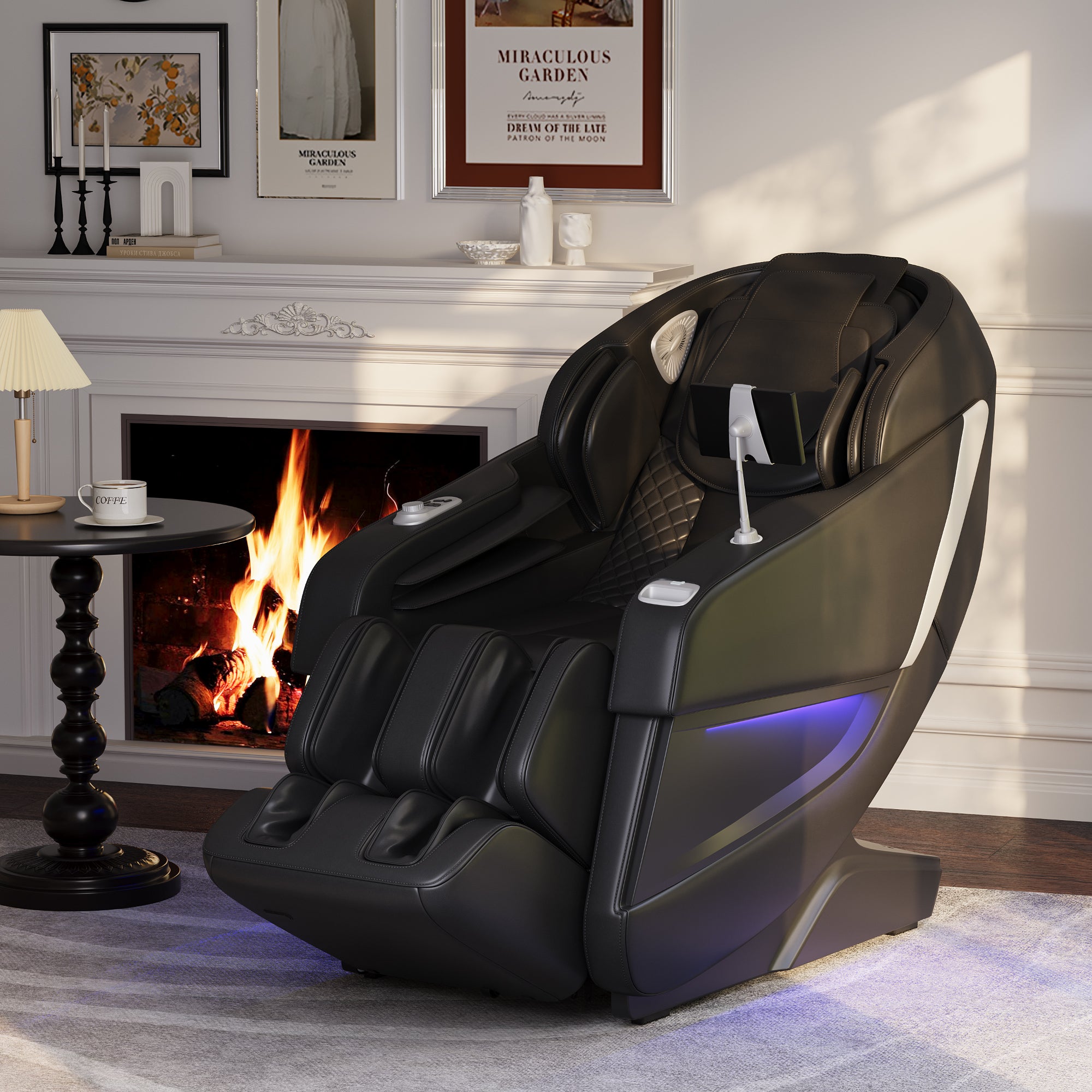 homall-massagesessel-zero-gravity-shiatsu-schwarz-mit-w-rme image 6