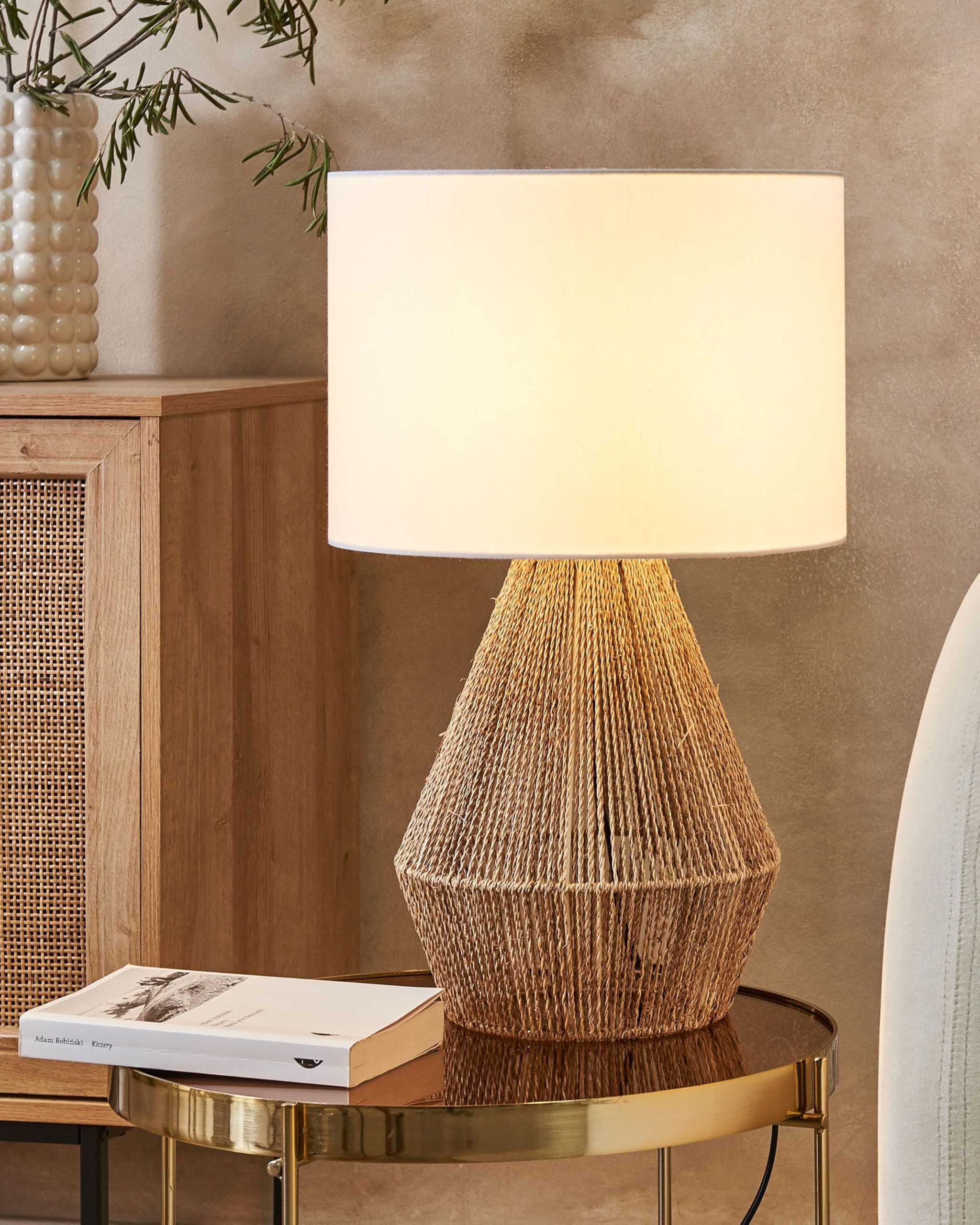 beliani-malewa-tischlampe-papiergeflecht-natur-wei-52cm image 2