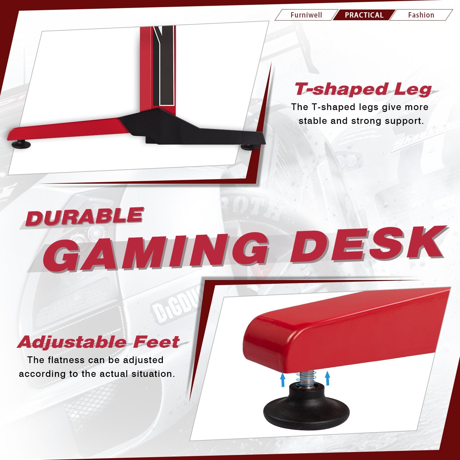 homall-gaming-desk-schreibtisch-55-zoll-schwarz image 6