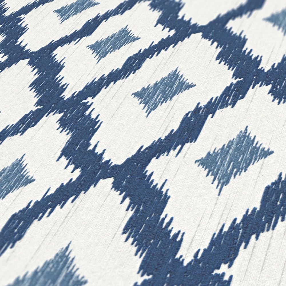 a-s-cr-ation-tessuto-2-96197-4-vliestapete-blau-ornamente image 5