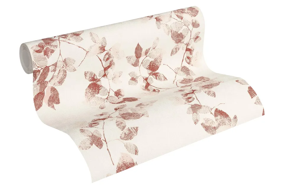 a-s-cr-ation-daniel-hechter-vliestapete-blumen-creme-rot image 1