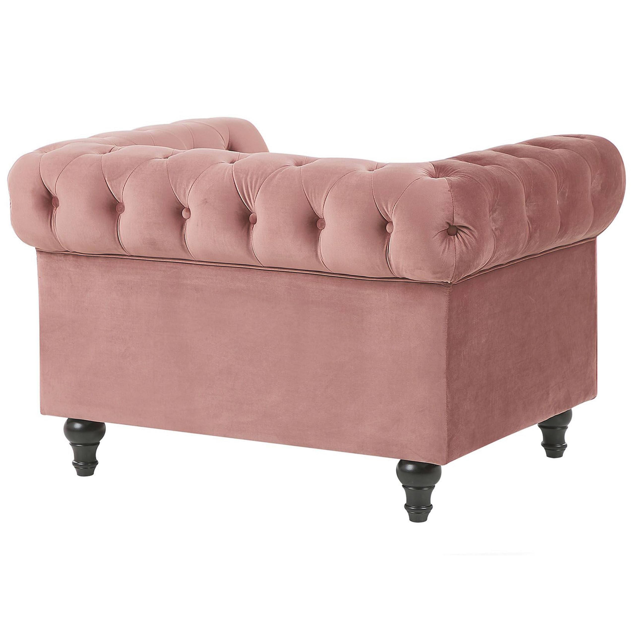 beliani-chesterfield-sessel-samt-rosa-englisch image 4