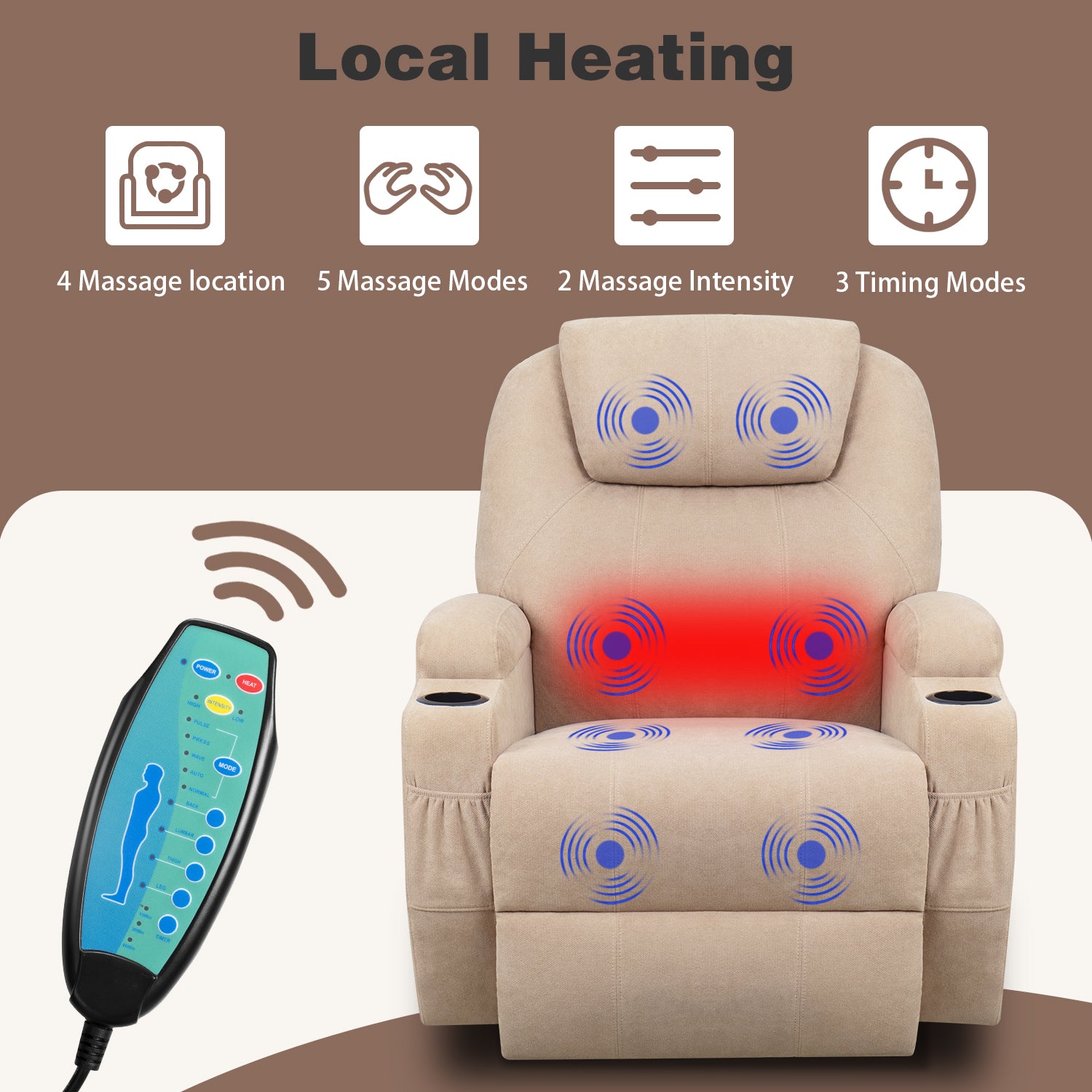 homall-recliner-massagesessel-stoff-360-beige image 6