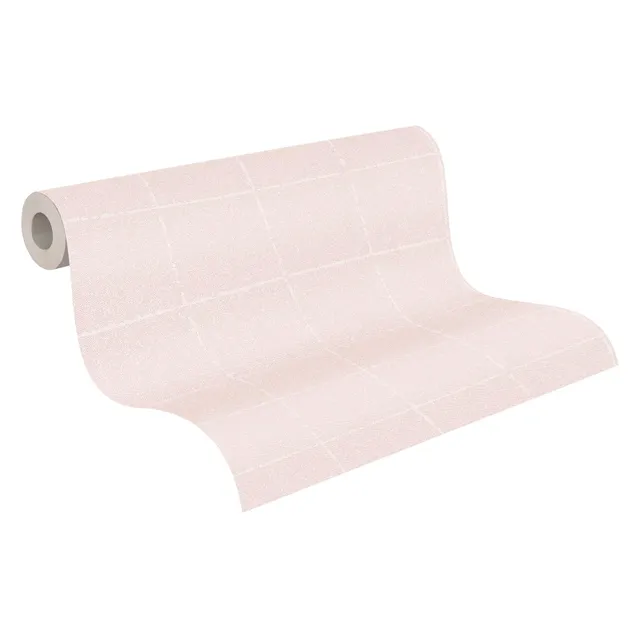 a-s-cr-ation-new-elegance-37551-3-vliestapete-creme-rosa-waschbest-ndig image 1