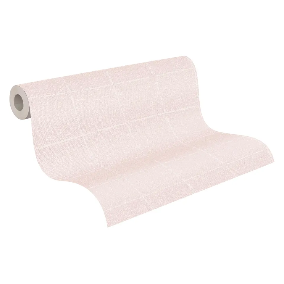 a-s-cr-ation-new-elegance-37551-3-vliestapete-creme-rosa-waschbest-ndig image 1