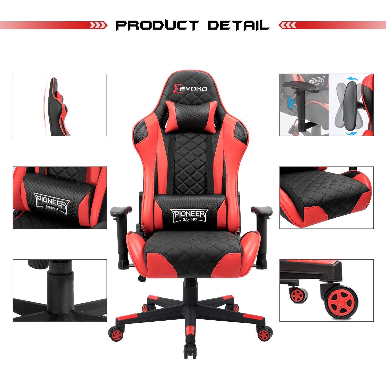 homall-pioneer-gaming-stuhl-kunstleder-rot-h-henverstellbar image 3