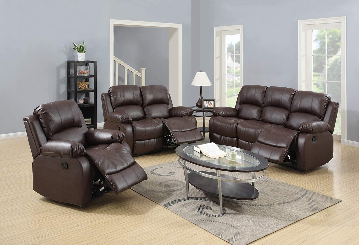 homall-recliner-chair-relaxsessel-kunstleder-braun-1-sitzer image 8