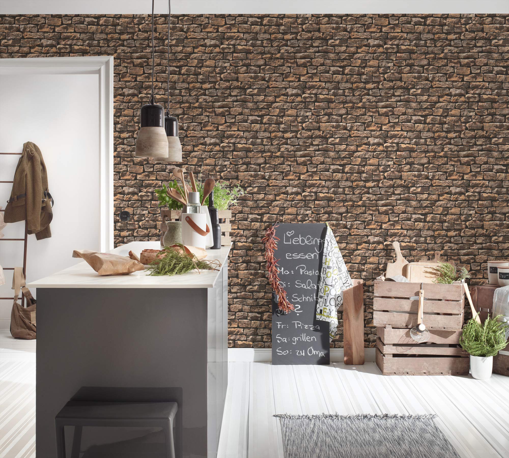 a-s-cr-ation-wood-n-stone-9079-12-vliestapete-beige-braun image 7